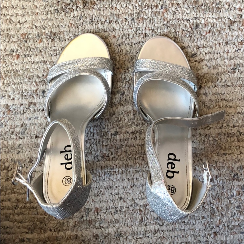 silver heels